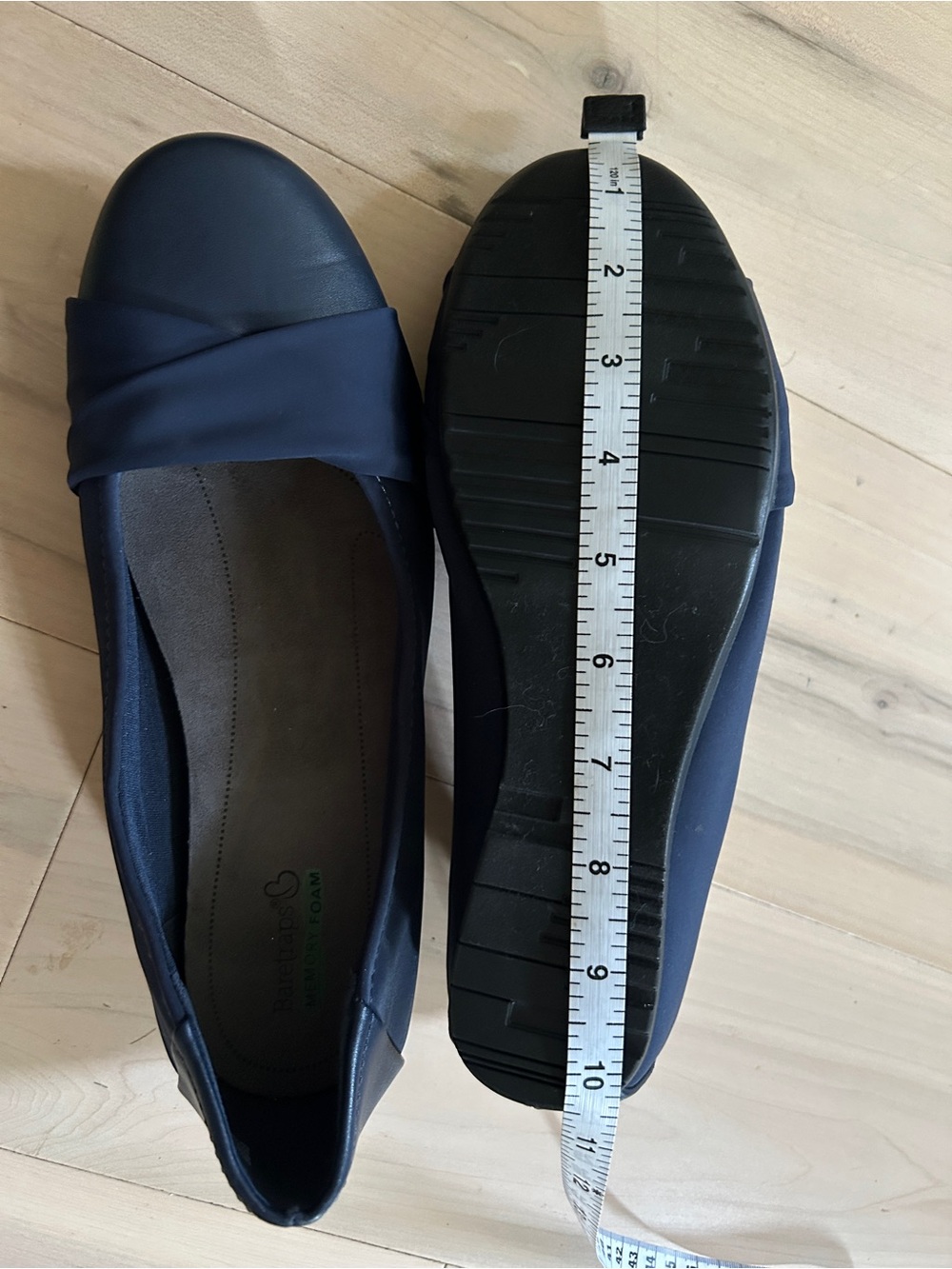 Bare traps Mitsy Navy Blue Memory foam Footbed Round Toe, Slip-On 10 Wide 10W - Picture 8 of 14